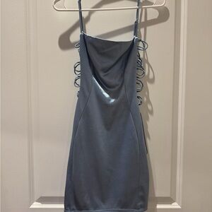 Windsor Elegant Slate Mini Dress